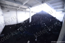 Закрытый угольный склад твердотопливной модульной котельной 400 кВт