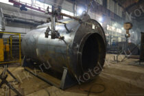 Устройство жаротрубного парового котла